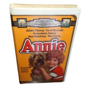 ANNIE Broadway Tribute Edition vintage VHS in original plastic clamshell case